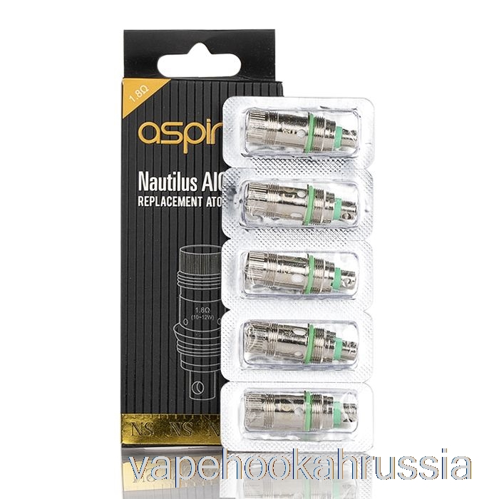 Сменные катушки для вейп-сока Aspire Nautilus BVC 1,8 Ом Катушки Nautilus BVC NS (никель-соль)